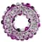 23.5" Pink & Purple Skull & Ornament Wreath by Ashland®